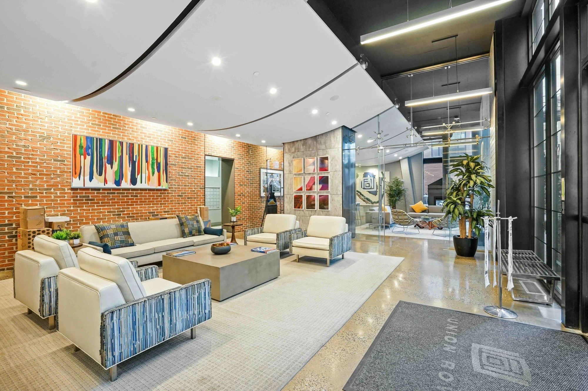 Professional office photography — clean workspace environment