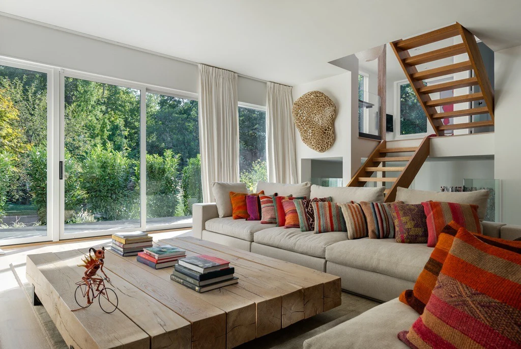 Modern interior with natural light — editorial design photography