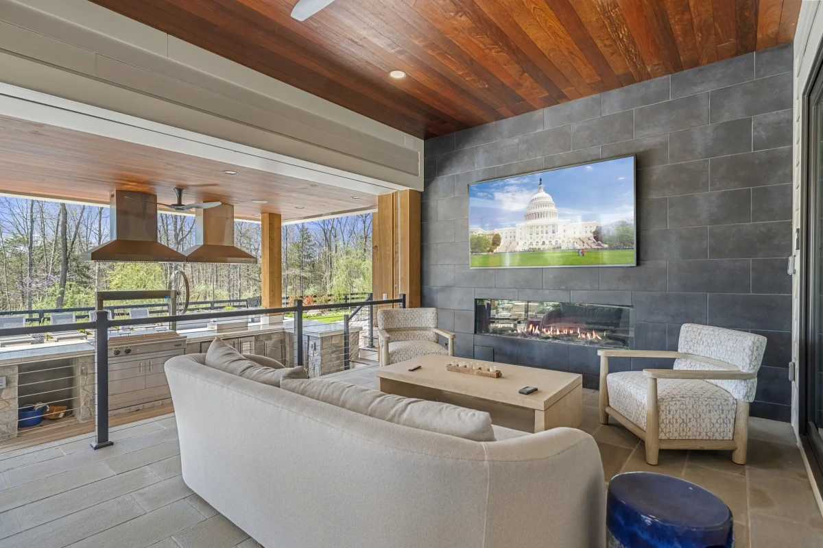 Stylish rental property interior photography